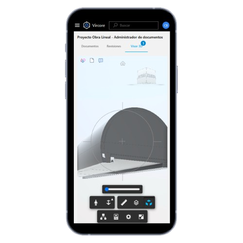 VIRCORE mobile 3D model