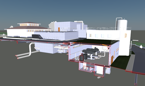 Modelo BIM EDAR Muskiz